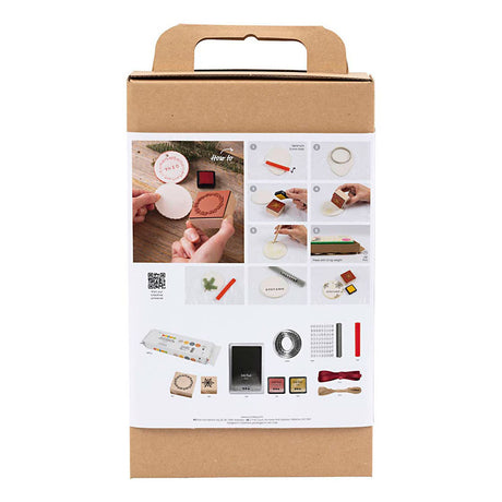 Creativ company hobbyset kerstornamenten zelfhardende klei