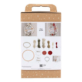 Creativ company http: www.cchobby.nl hobbyset-macrame-kerstkrans-mosgroen-kerstrood-off-white-1-doos