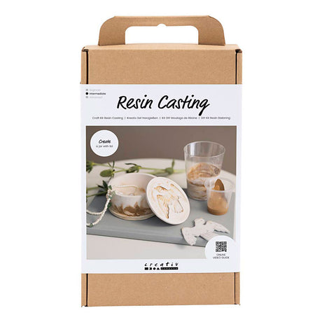 Creativ company hobbyset hars gieten pot met deksel