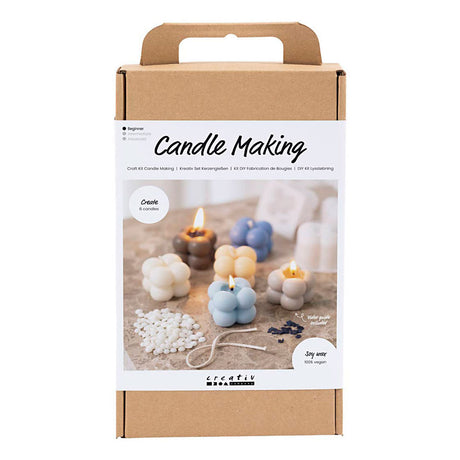 Creativ company hobbyset kaarsen maken - 6 kaarsen