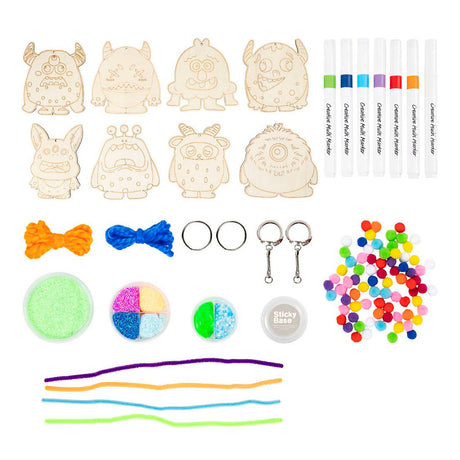 Creativ company hobbyset decoratie - 8 monsters