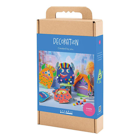 Creativ company hobbyset decoratie - 8 monsters