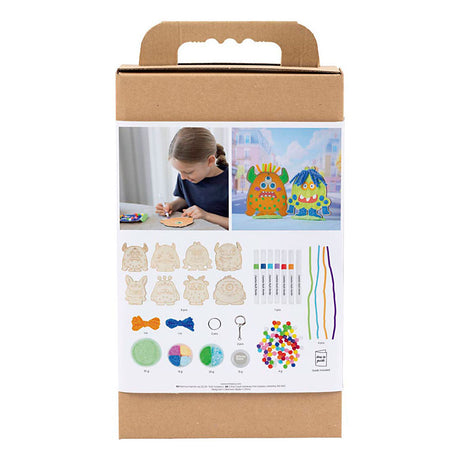 Creativ company hobbyset decoratie - 8 monsters