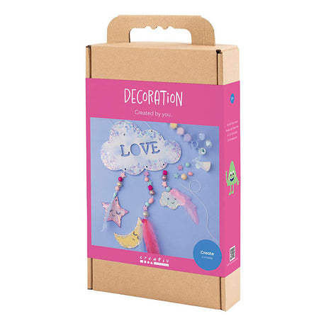 Creativ company http: www.cchobby.nl hobbyset-decoratie-wolk-maan-ster-glitterkleuren-pastelkleuren-1-doos