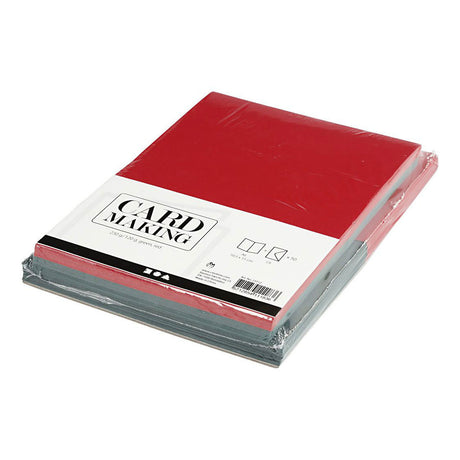 Creativ company kaarten en enveloppen kaart 105x15 cm envelop 115x16.5 cm 230 g 50 sets groen