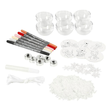 Creativ company hobbyset kerstballen versieren