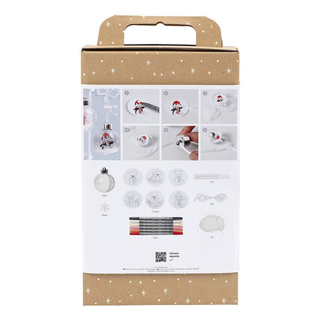 Creativ company hobbyset kerstballen versieren