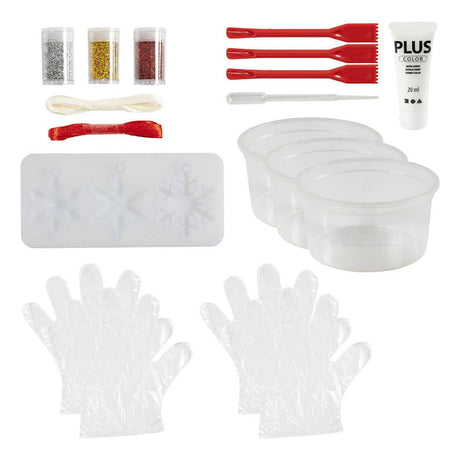 Creativ company hobbyset sneeuwvlok gieten