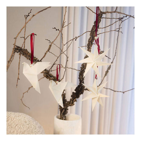 Creativ company https: www.cchobby.nl mini-hobbyset-origami-duiven-sterren-donkerrood-off-white-1-doos