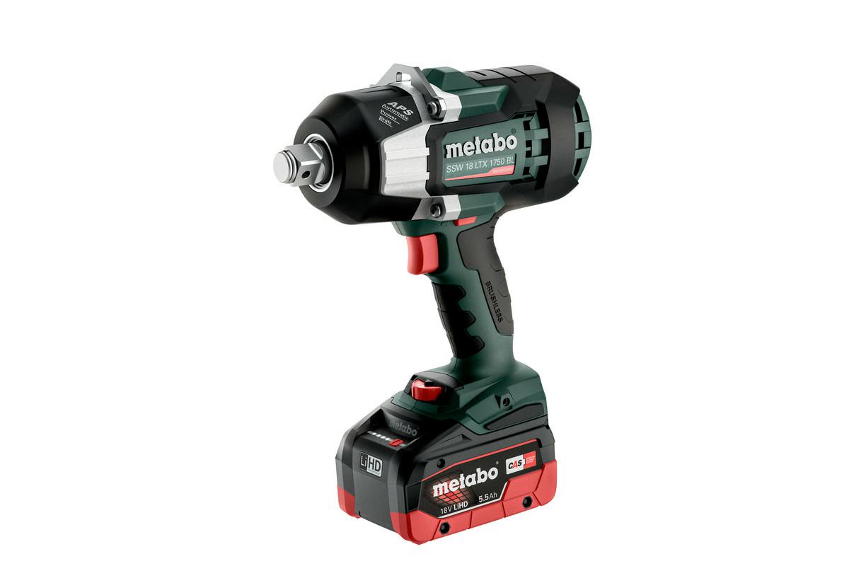 Imp metabo actsleutel ssw 18 ltx 1750 bl 2x5,5ah lihd 1750nm metabox