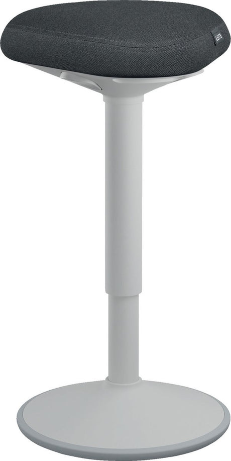 Leitz ergo active zit sta kruk met comfortzitting - bureaukruk - ergonomische kruk - grijs
