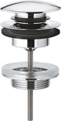 Grohe lineare new wastafelkraan xs - extra lage uitloop - met push open waste - chroom