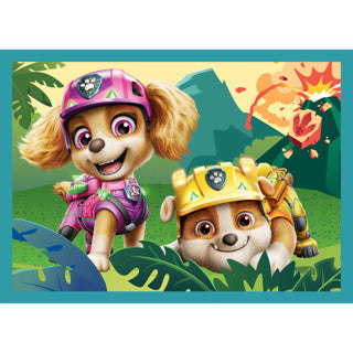 Trefl puzzel 4 in 1 paw patrol de dino film 12-15-20-24 stuks | 2 stuks