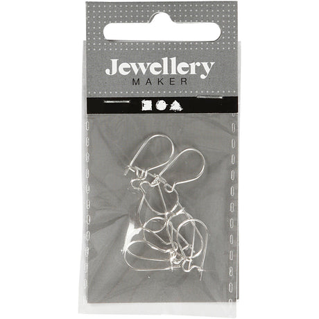 Creativ company https: www.cchobby.nl oorbellen-l-15-mm-verzilverd-10-stuk-1-doos
