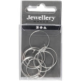 Creativ company http: www.cchobby.nl oorbel-d-20-mm-verzilverd-8-stuk-1-doos