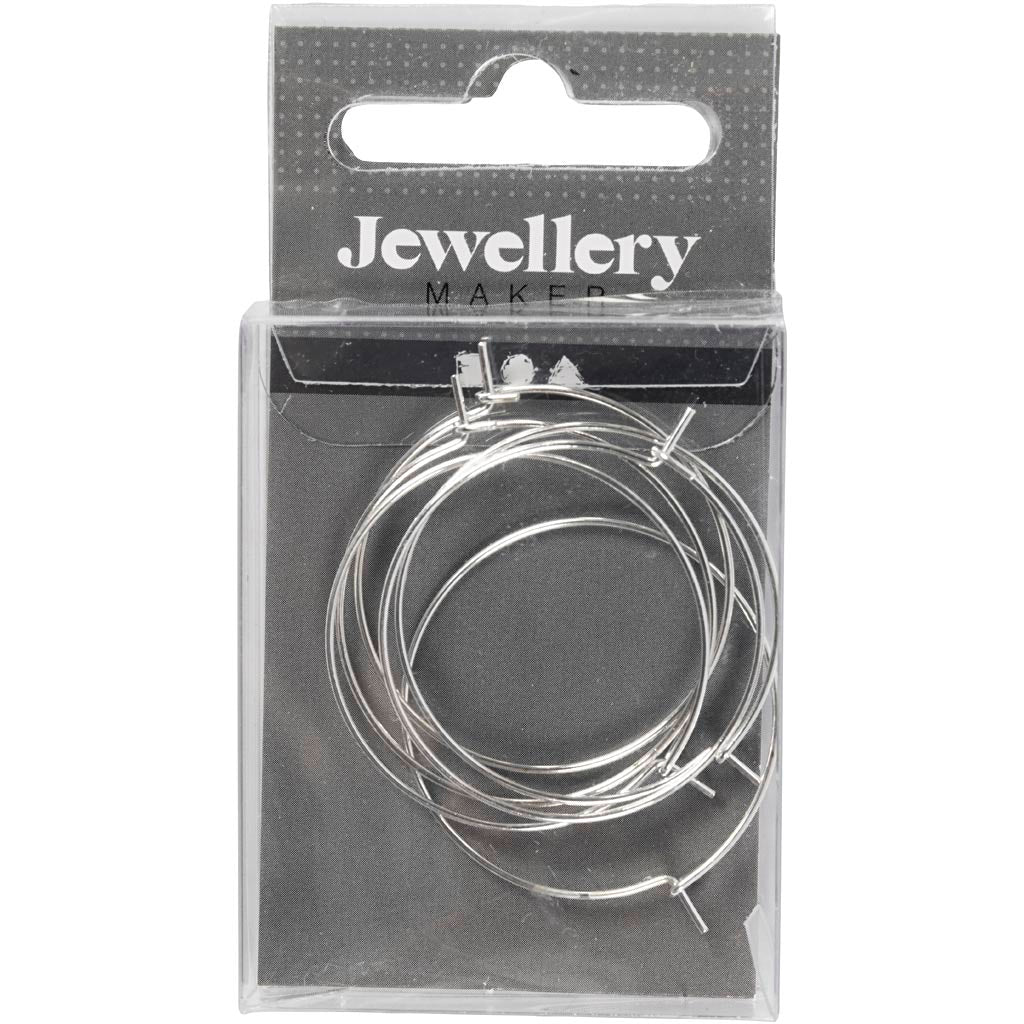 Http: www.cchobby.nl oorbel-d-30-mm-verzilverd-6-stuk-1-doos
