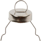 Creativ company http: www.cchobby.nl metalen-hanger-d-13-mm-gatgrootte-5-mm-zilver-25-stuk-1-doos
