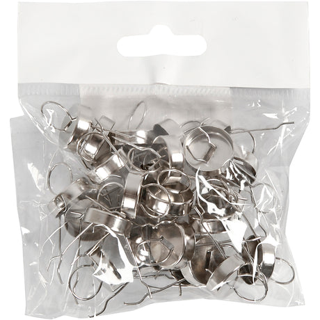 Creativ company http: www.cchobby.nl metalen-hanger-d-13-mm-gatgrootte-5-mm-zilver-25-stuk-1-doos