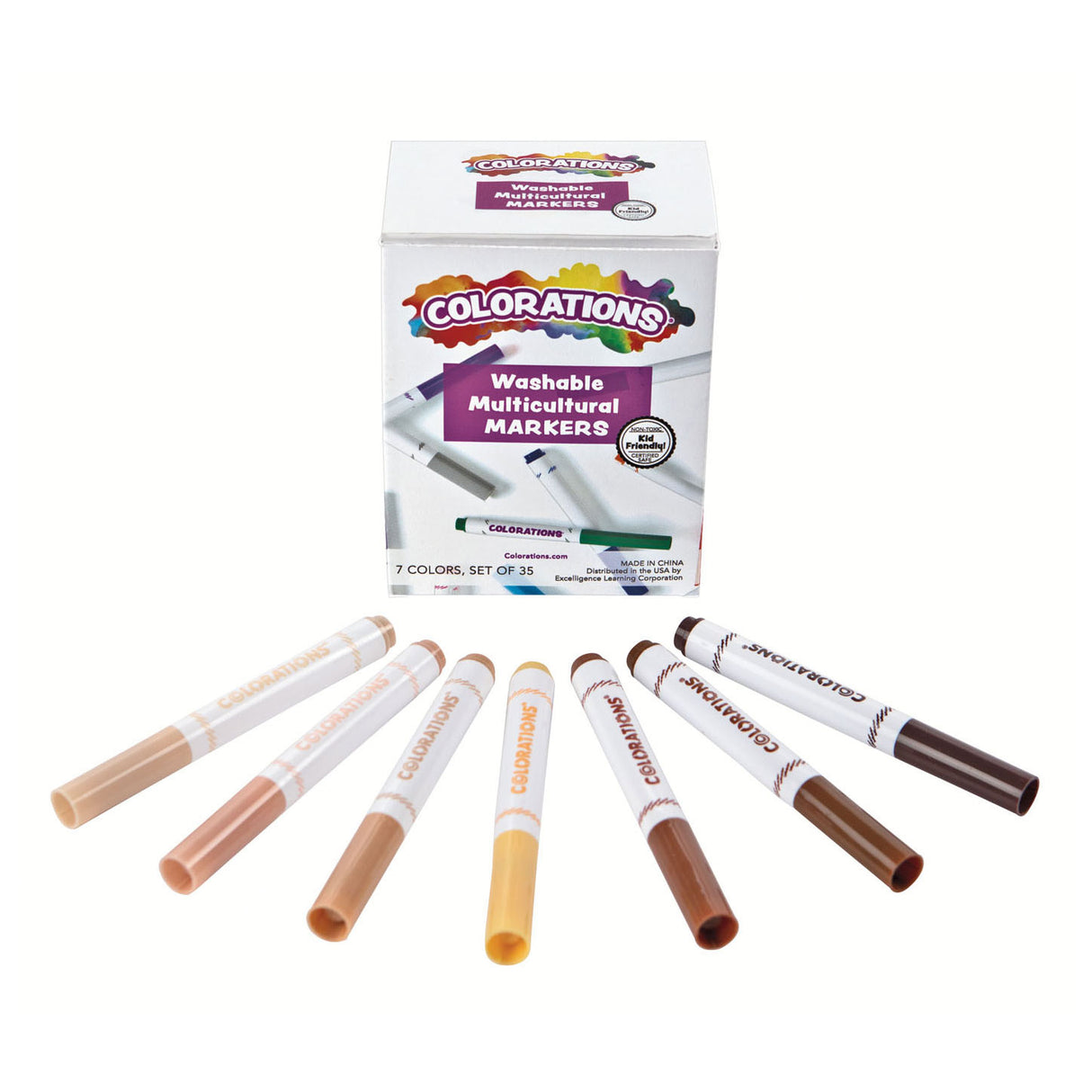 Colorations Chubby Felt -Tip Pens Skin Tones, 35st.