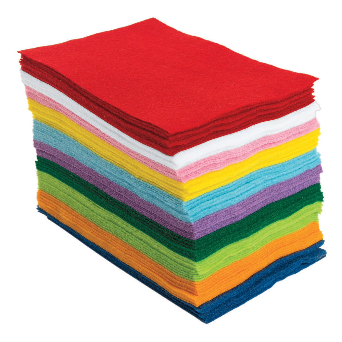 Colorations Easy Felt sheets, set of 100 (10 colors)