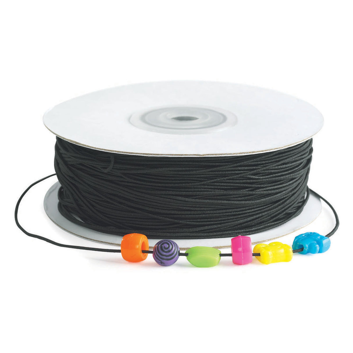 Colorations elastic cord black for beads, 91mtr.