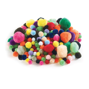 Colorations - pom poms divers, 300st.