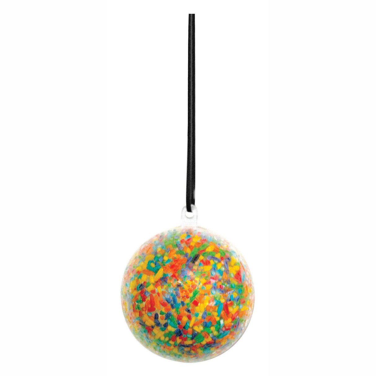 Färbung - gefüllte Ornament transparenter Ball, 12 -Set von 12