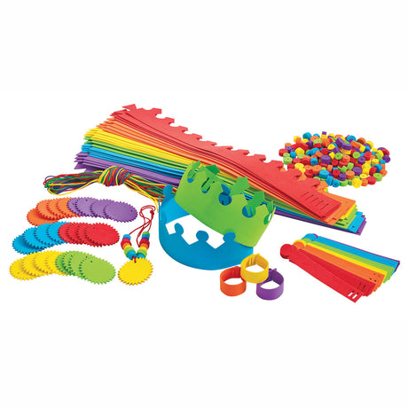 Colorations - maak en versier je eigen foam sieraden megapakket, 72 projecten