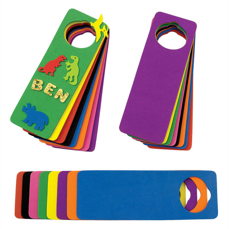 Colorations - versier je eigen deurhanger foam, set van 24