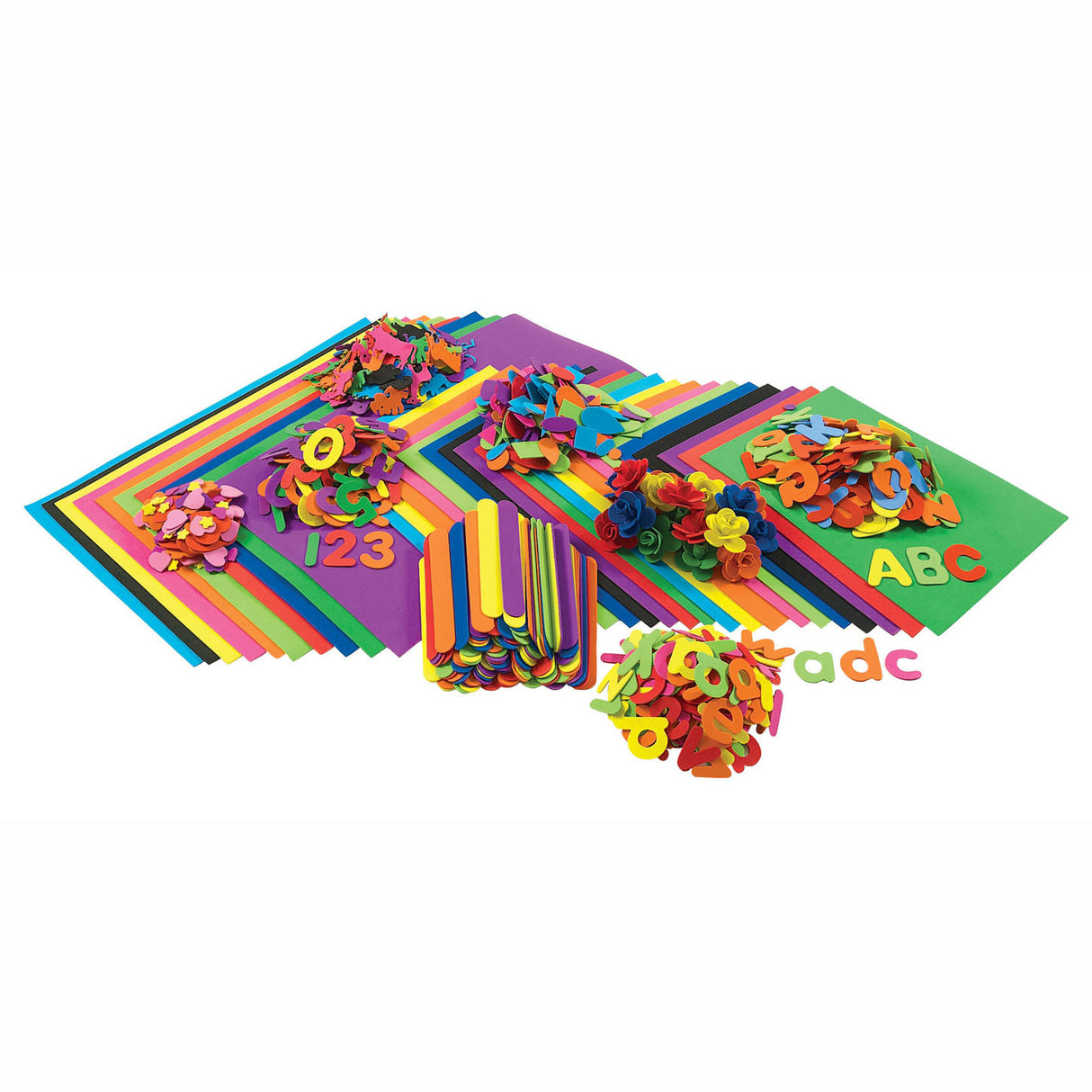 Colorations - Classroom Foam Craft Set, 914dlg.