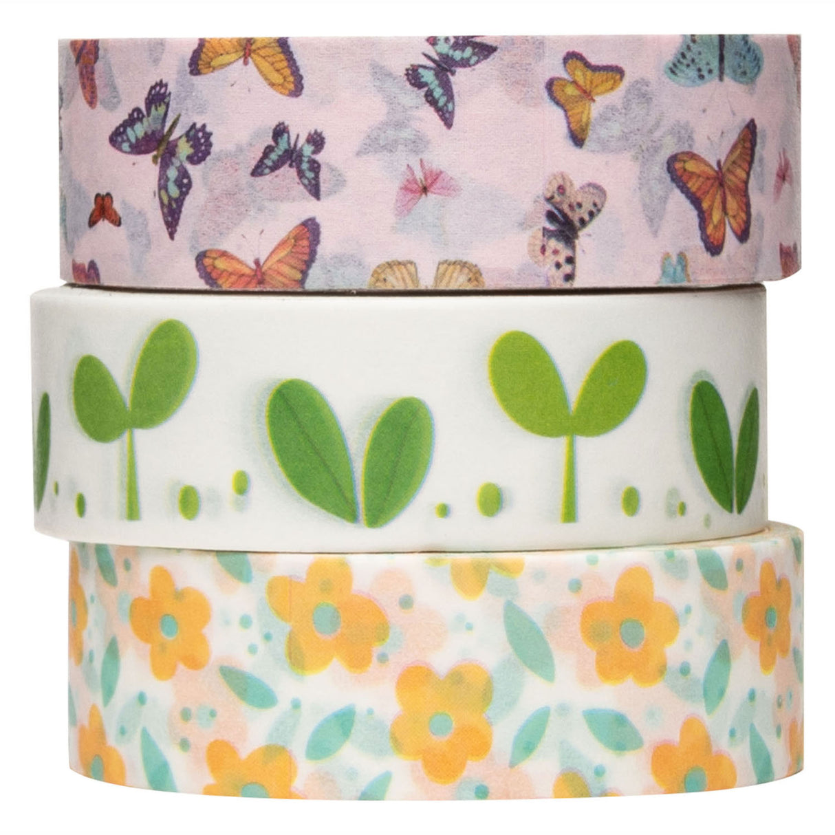 Colorations - Washi Tape Spring 3 Rolls, 5mtr.