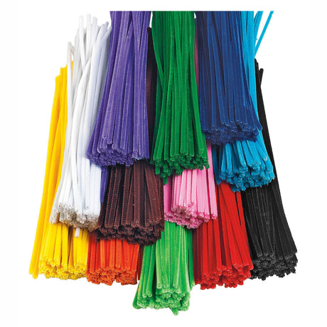 Colorations - chenilledraad kleur 12 kleuren, 600st.