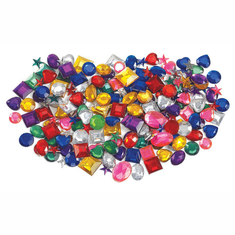 Colorations - glitter strasstenen vormen, 2000st.