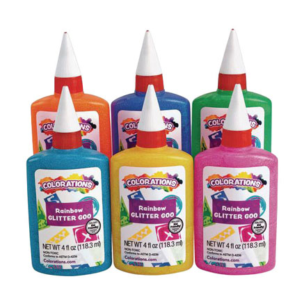 Colorations regenboog glitter lijm - 118ml