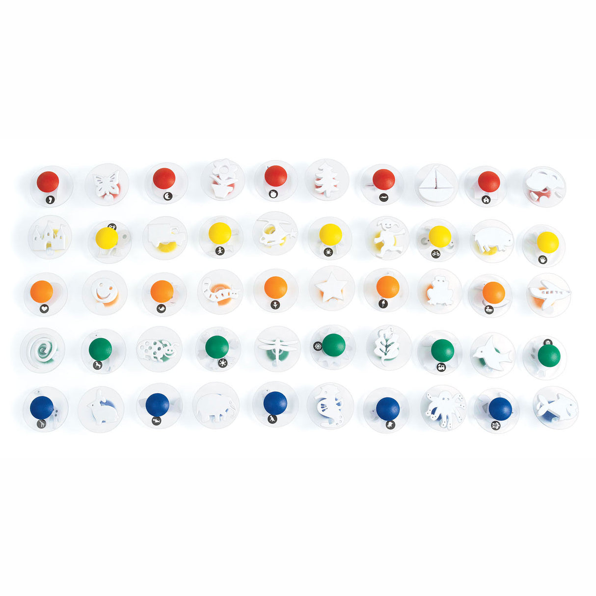 Colorations - gemakkelijke grip stempels megaset, 50st.