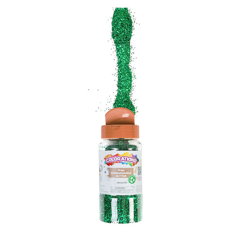 Colorations - biologische afbreekbare glitter - groen, 113 gram