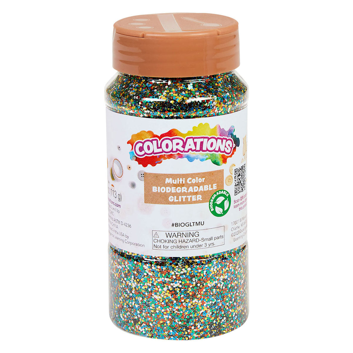 Colorazioni - Glitter degradabile organico - Multi, 113 grammi