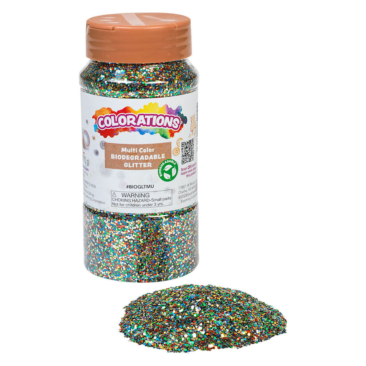 Colorazioni Organic Degradable Glitter Multi, 113 grammi