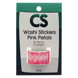 Colorations washi stickers roze bloemblaadjes, 80st.