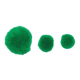 Colorations pom poms groen, 100st.