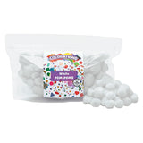 Colorations pom poms wit, 100st.