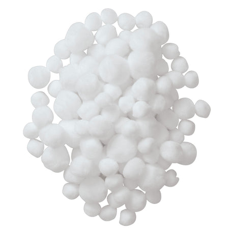 Colorations - pom poms wit, 100st.