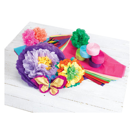 Colorations - crepepapier slingers set 2 , set van 6
