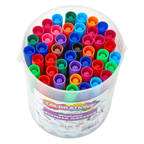 Colorations - uitwasbare stempelstiften, 44st.