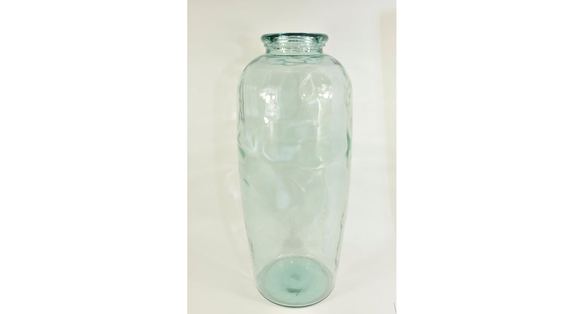 Vaas rimma helder recycleglas d27 h70cm
