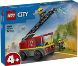 Voiture d'échelle des pompiers de LEGO City avec des figures - 60463