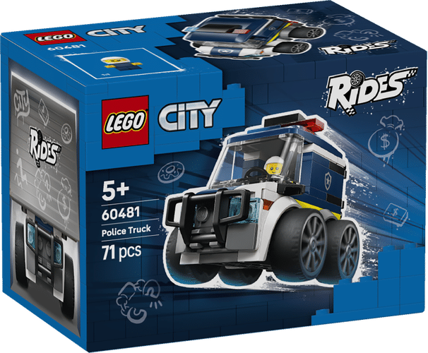 Lego city voertuigen rides – politiewagen