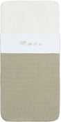 Jollein baby bettlaken kinderbett 120x150cm animals - olive green