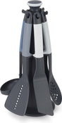 Joseph joseph josephjoseph - elevate - carrousel - editions sky - keukenhulpen met houder - set van 6 stuks - blauw grijs
