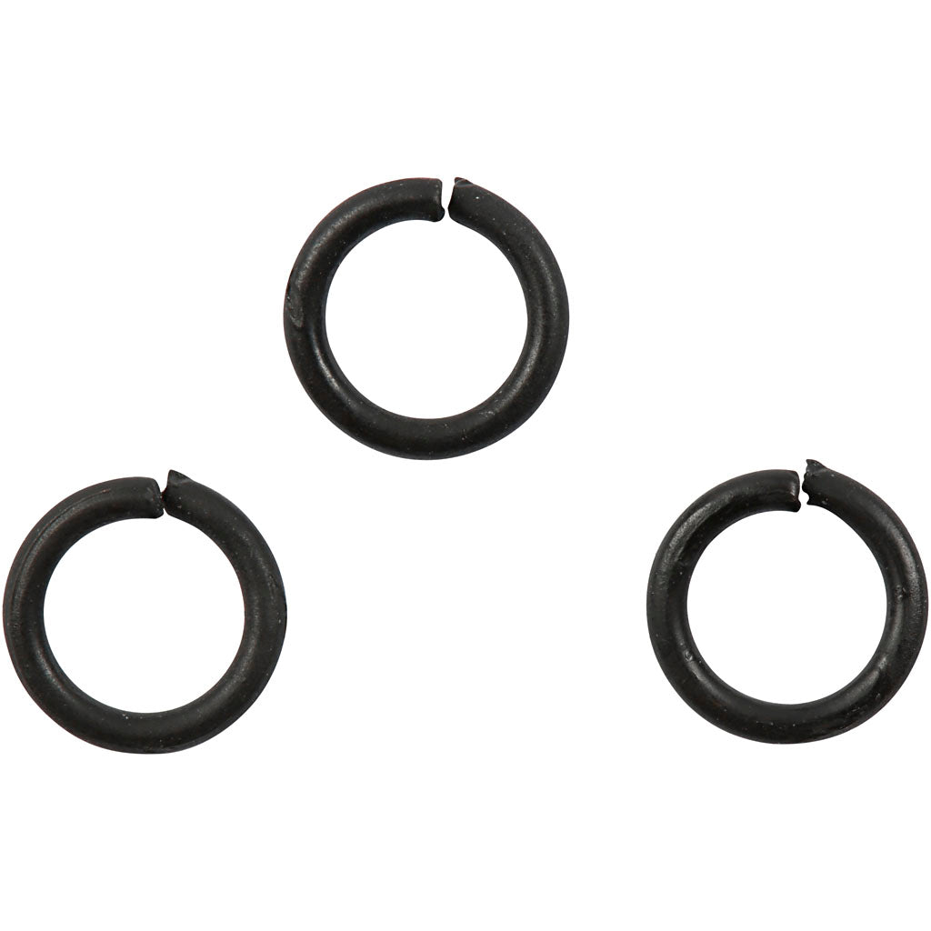 Creativ company http: www.cchobby.nl ringen-afm-7-mm-dikte-1-mm-zwart-50-stuk-1-doos